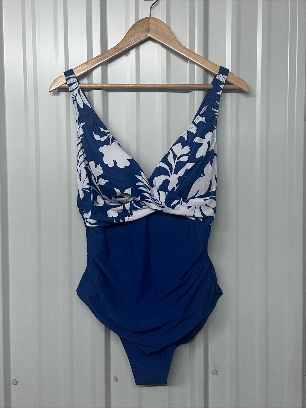Eomenie Tummy Control Ruched Push Up One Piece Swimsuit Tie Back Bathing Suit - Picture 2 of 11